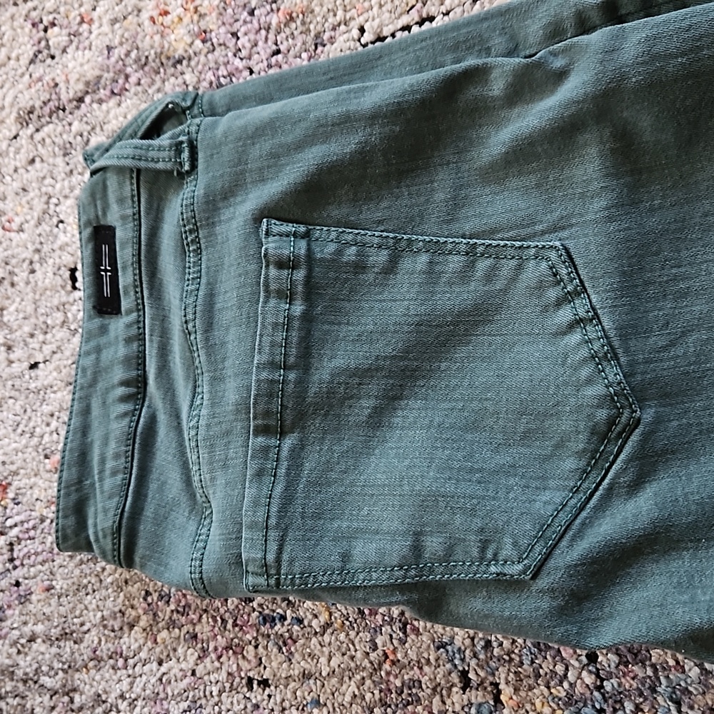 Liverpool LA green jeans, size US 6
